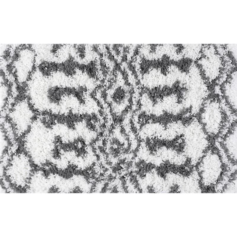 Joy Shag Mediterranean Geometric Indoor Area Rug