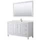 Option White / Giotto Quartz Top / Polished Chrome