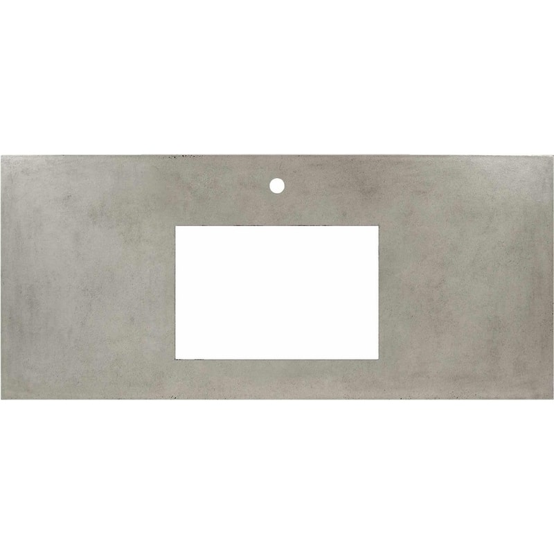 Native Trails VT48-R1812-NS-1 NativeStone 48" Stone Composite Vanity - Ash
