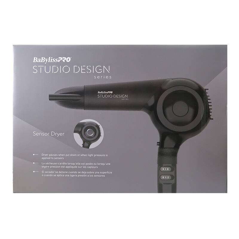 BaByliss Pro Studio Design Series Sensor Hair Dryer BCI800UC + Porcelain Ceramic Limited Edition Styling Set BPCPP6UC
