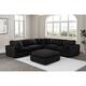 Option Black with 1Ottoman and 3 Chairs