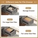 preview thumbnail 23 of 33, Executive Desk Drawers Home Office Desk Storage Cabinet