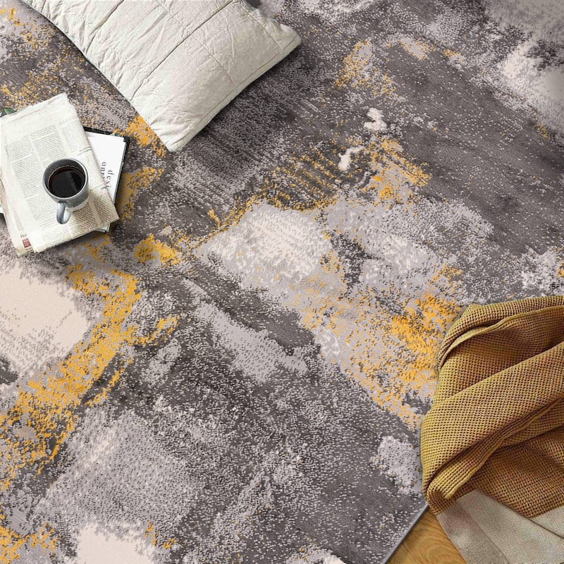 World Rug Gallery Brighton Modern Abstract Area Rug