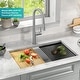 preview thumbnail 76 of 162, KRAUS Kore Workstation Undermount Stainless Steel Kitchen Sink