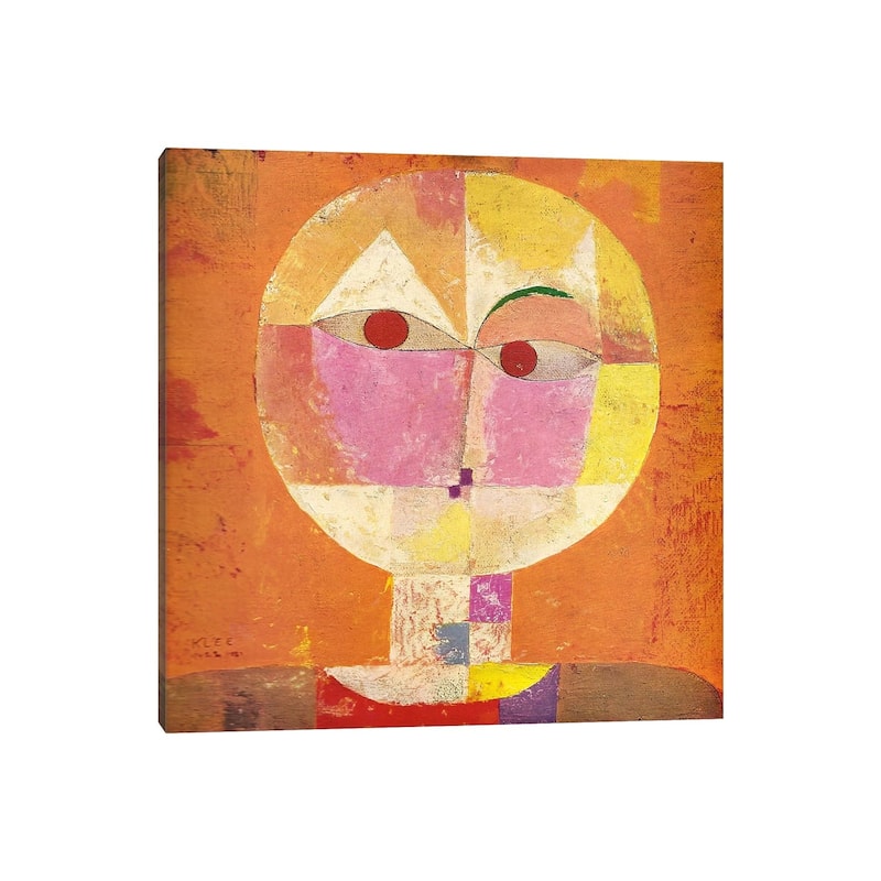 iCanvas "Senecio" by Paul Klee Canvas Print