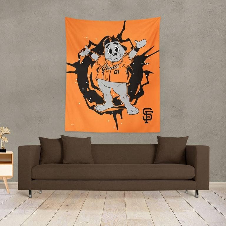 MLB Mascot Printed Wall Hanging