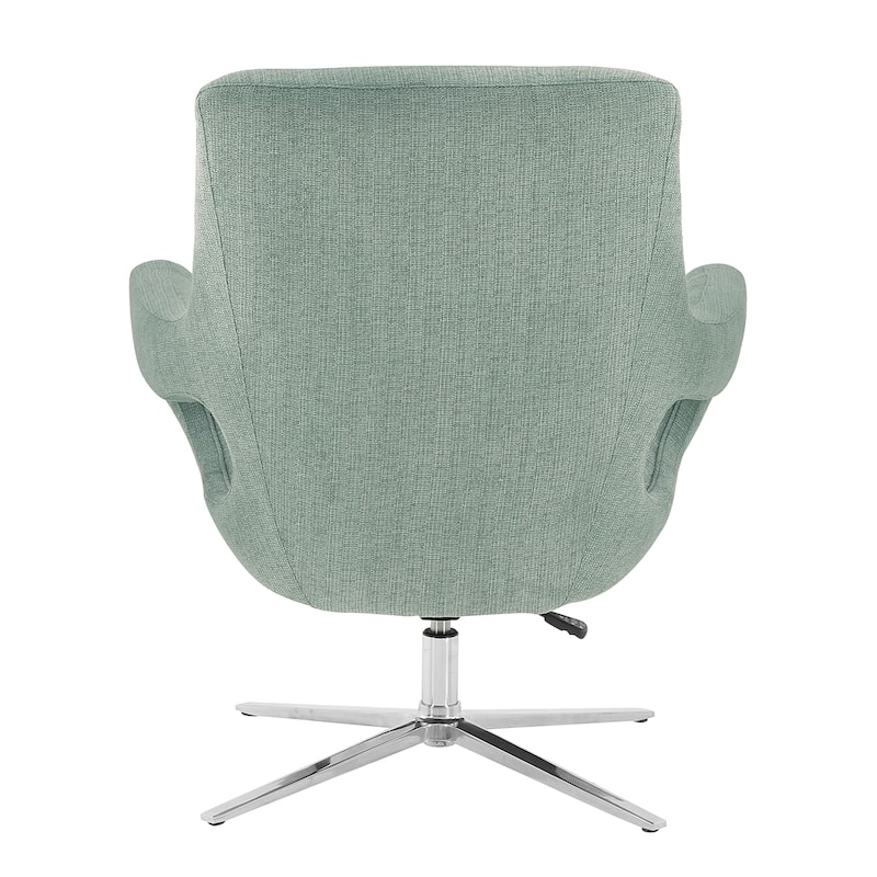 Armen Living Quinn Adjustable Swivel Accent Chair