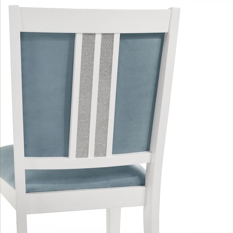 CraftPorch Luxurious Crystal Diamond Strip Dining Chairs (Set of 6)