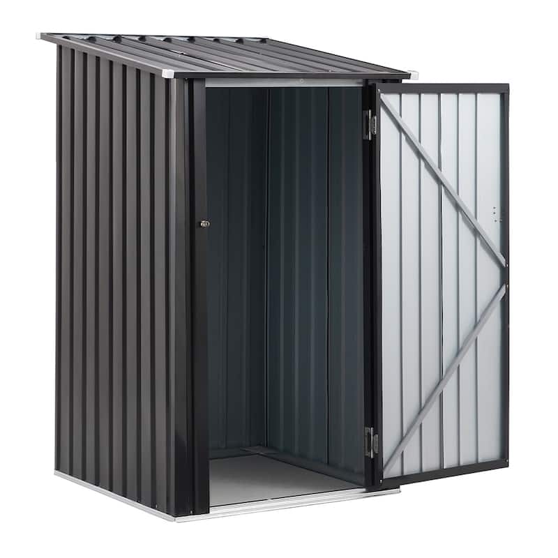 3 ft. x 3 ft. Outdoor Utility Tool Metal Storage Shed w/Lockable Door