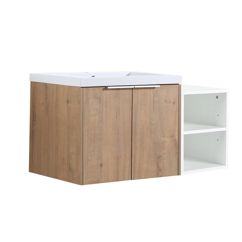Topcraft Wall-Mounted Bathroom Vanity With Sink