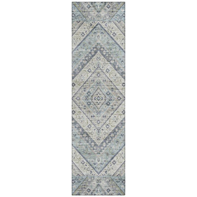 Machine Washable Indoor/Outdoor Traditional Ali Chantille Rug