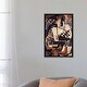 preview thumbnail 12 of 13, iCanvas "Harlequin with a Guitar, 1917 (oil on canvas)" by Juan Gris Framed