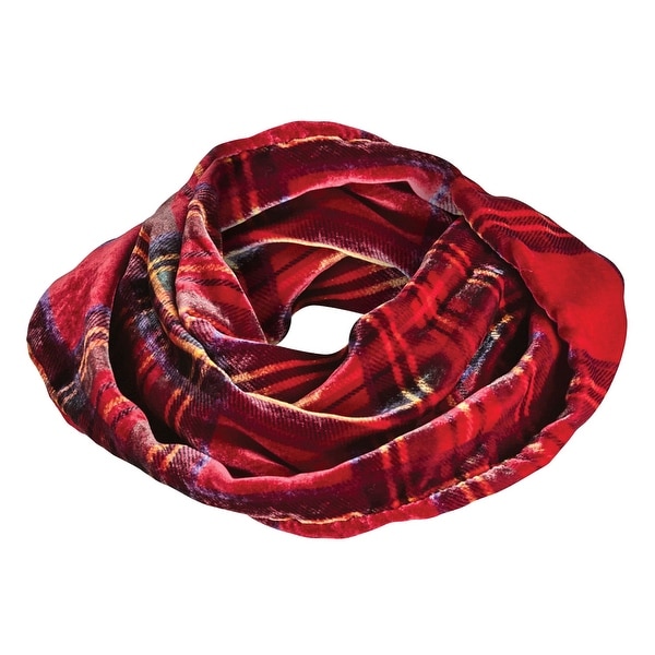 womens red scarves