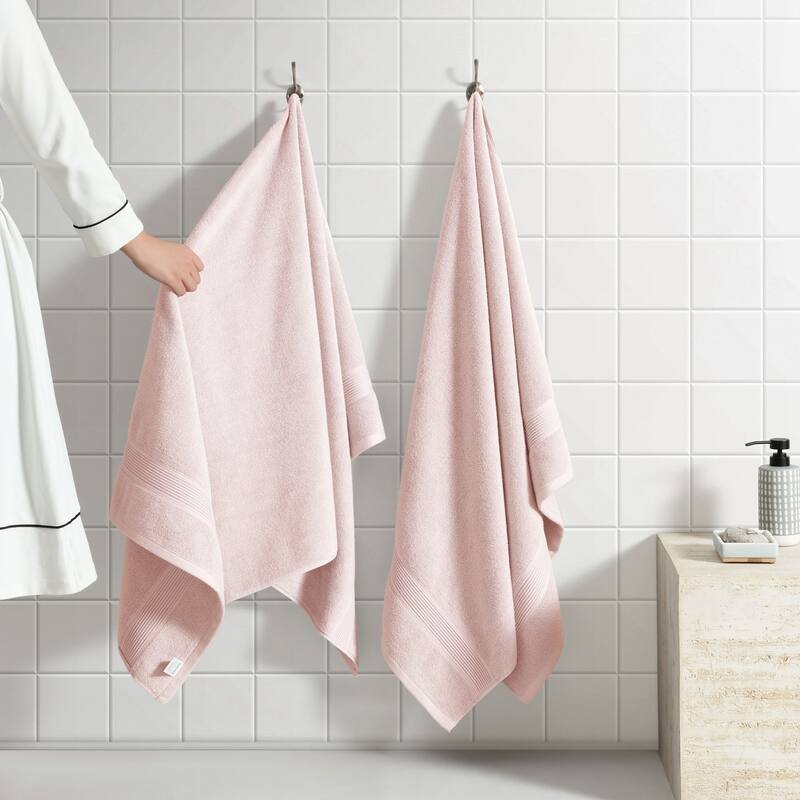 SÖMN 2-Piece Supima Cotton Anti-Microbial Bath Towel Set