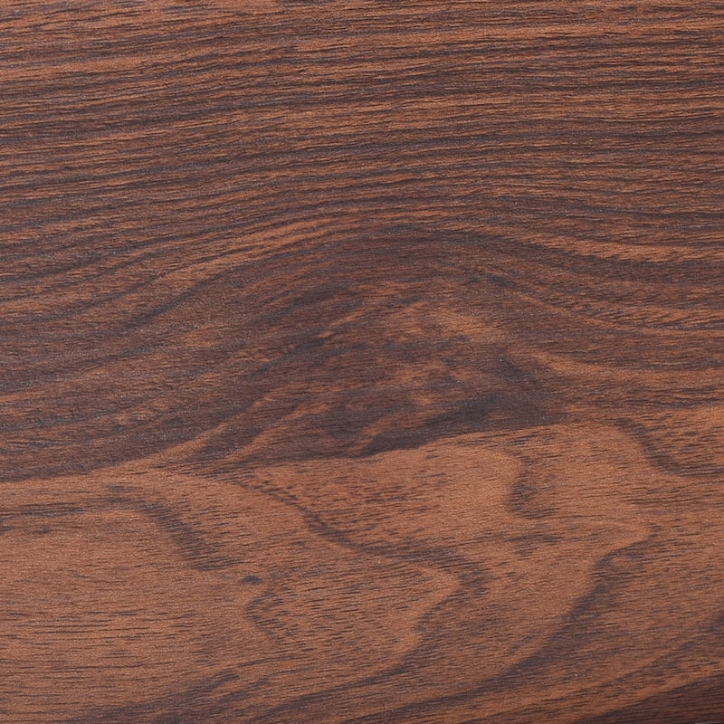 Anmytek Mid Century Modern TV Stand Media Console with Solid Wood and Rattan Accents