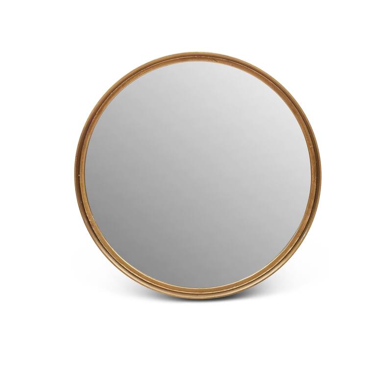 Urbia Suri Mirror - 39" Diamter - Antique Brass