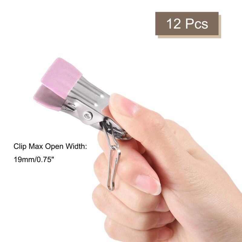 Uxcell Laundry Clips with Buckle, Stainless Steel Hanging Hooks