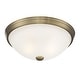preview thumbnail 5 of 9, Savoy House 2 Light 13" Wide Flush Mount Bowl Ceiling Fixture