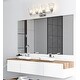 preview thumbnail 2 of 6, Lyna 4 Light 30.5 inch Chrome Vanity Light