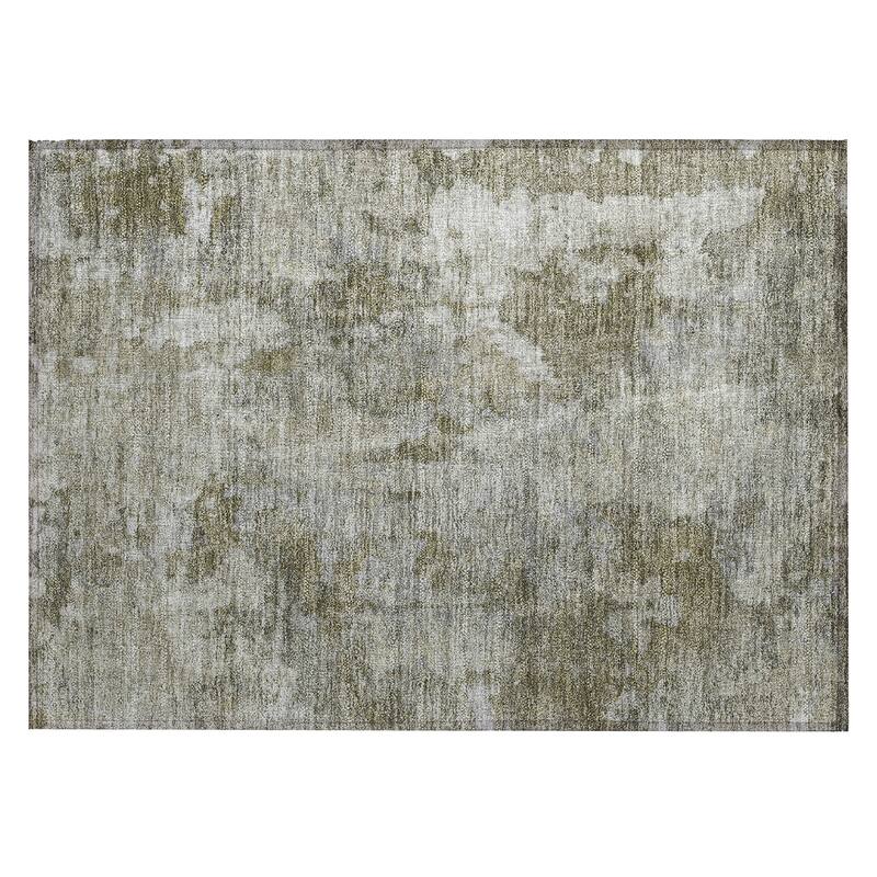 Machine Washable Indoor/ Outdoor Modern Ombre Chantille Rug