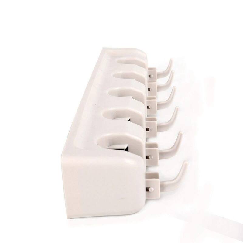 Costway Mop Holder Hanger 5 Position Home Kitchen Storage Broom - See details