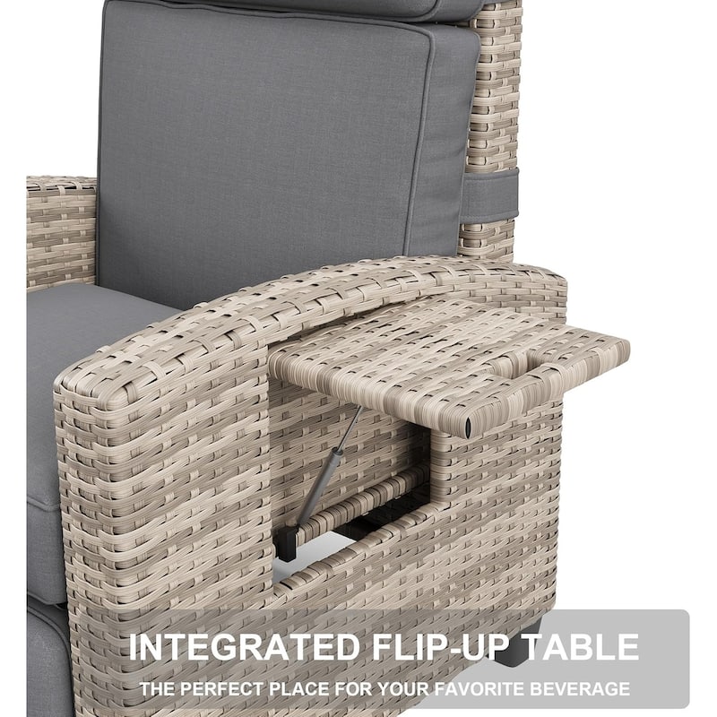 Rattan Recliner Chair Outdoor