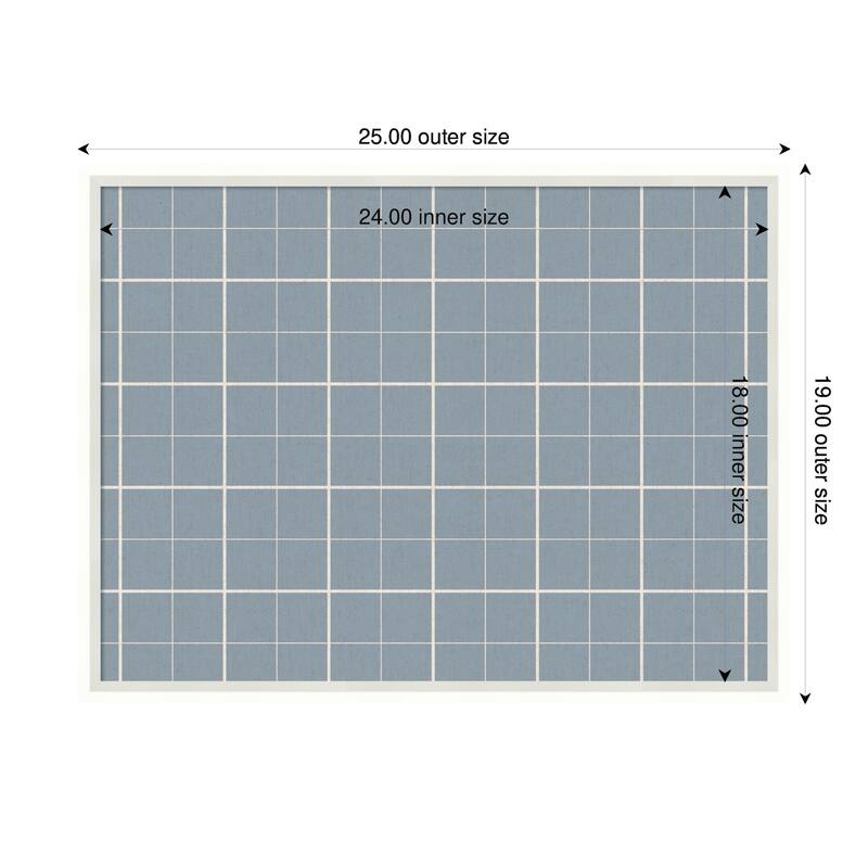 Kate and Laurel Framed Fabric Pinboard Light Blue Plaid Wall Organization