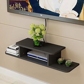 Wall-Mounted Floating TV Shelf for Media Console, DVD, PS4, Router ...