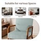preview thumbnail 86 of 161, 25" W Mid Century Upholstered Wood Accent Chair with Pillow