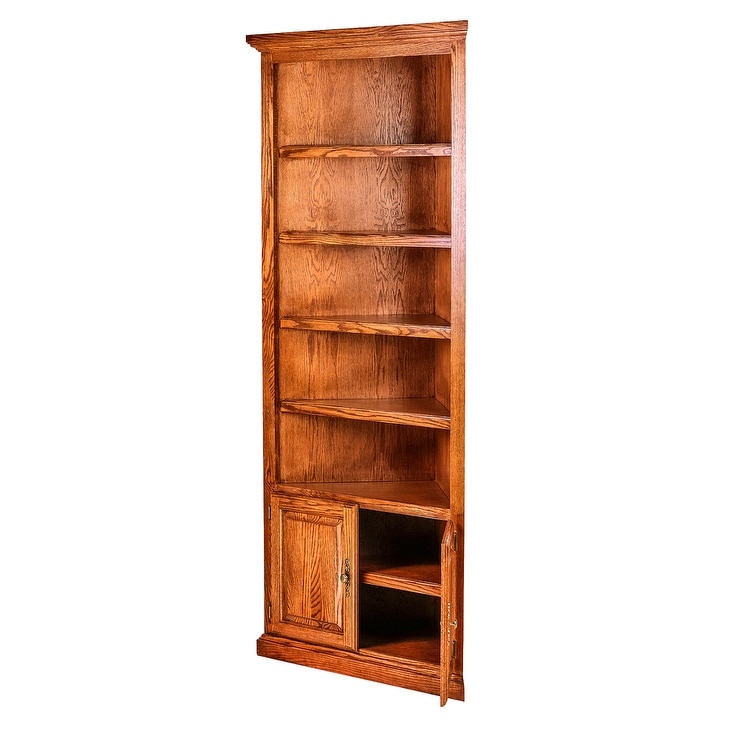 https://ak1.ostkcdn.com/images/products/is/images/direct/9758f9e2c7c272cbc6e8e40df4e983a97a398c4e/Traditional-Oak-Corner-Bookcase-27x27-from-Corner-w-Lower-Doors-84%22H.jpg