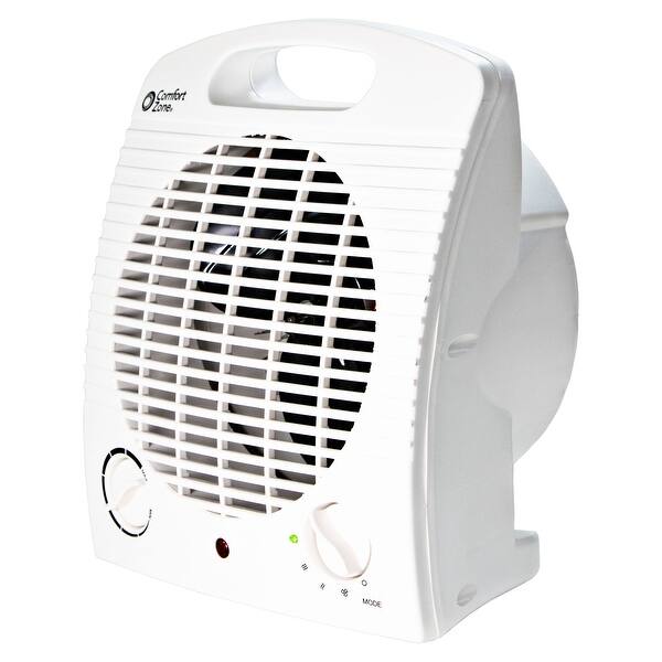 Shop Comfort Zone Cz35e 1500w Energy Save Fan Forced Space Heater Overstock 32337957