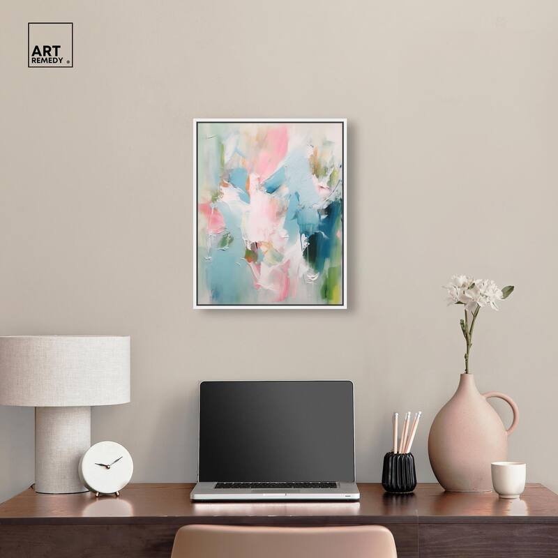 Neon Breeze II Canvas by Art Remedy