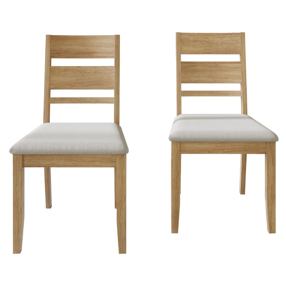 CraftPorch Elegant Wooden Dining Chairs (Set of 2)