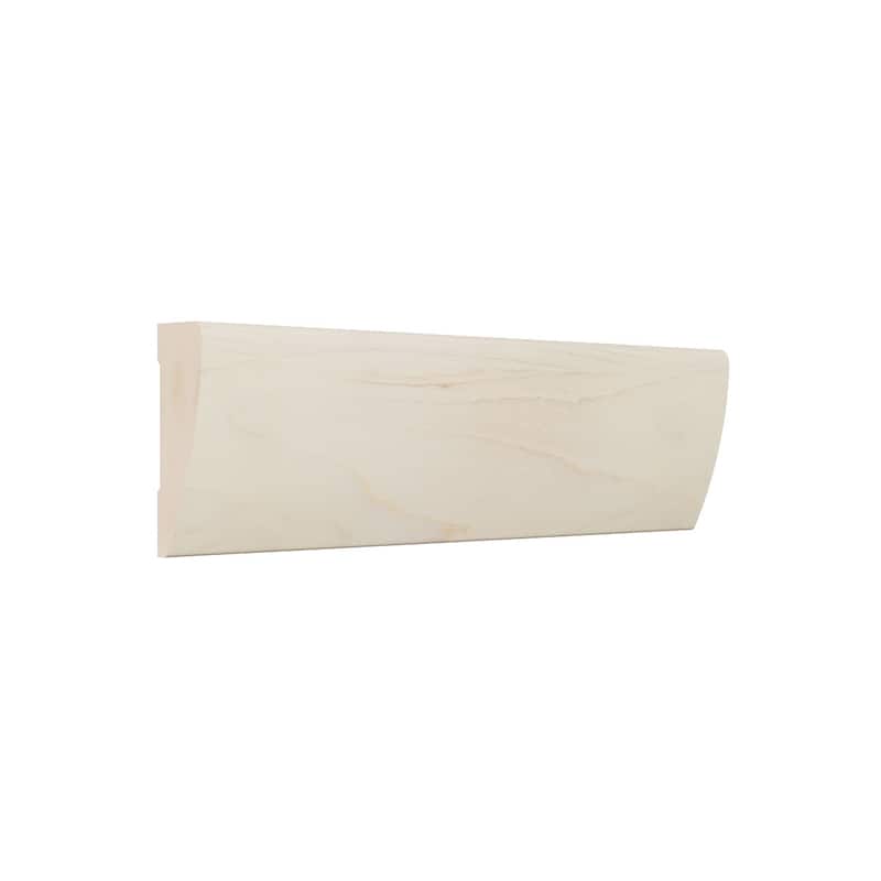 WM327: 11/16-in D x 2-1/4-in W x 96-in L Americraft Solid Hardwood Stain Grade Modern Casing Moulding