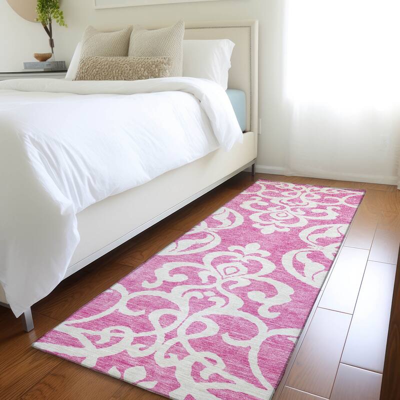 Premium Washable Super Soft Traditional Prince Mayfield Rug - Blush - 2'3" x 7'6"