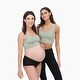 preview thumbnail 3 of 3, 2 Pack Larken X Pumpng and Nursing Bra, Sage and Black