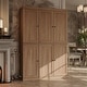 preview thumbnail 1 of 24, Palace Imports Premium 100% Solid European Oak Hardwood Modular Dining Room Cabinet with Shaker Doors - 48" Wide, 71.5" Tall Natural-Oak