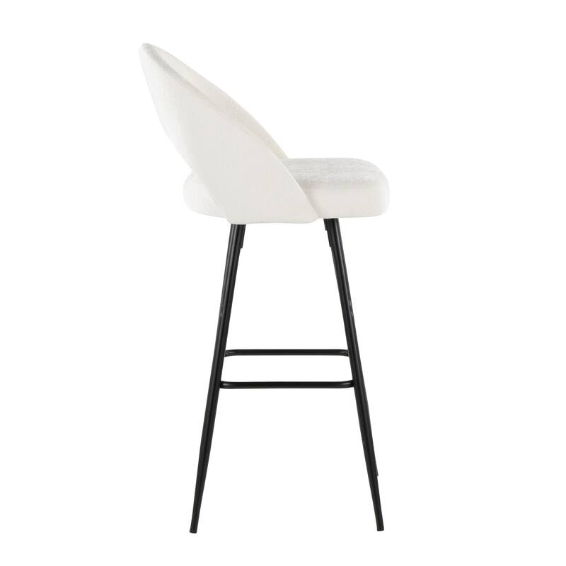 Renee Upholstered 30" Fixed-height Barstool - Set Of 2