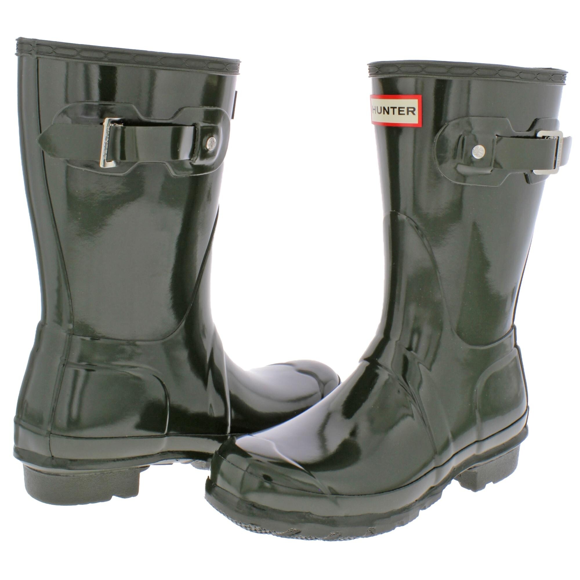 hunter short gloss rain boots sale