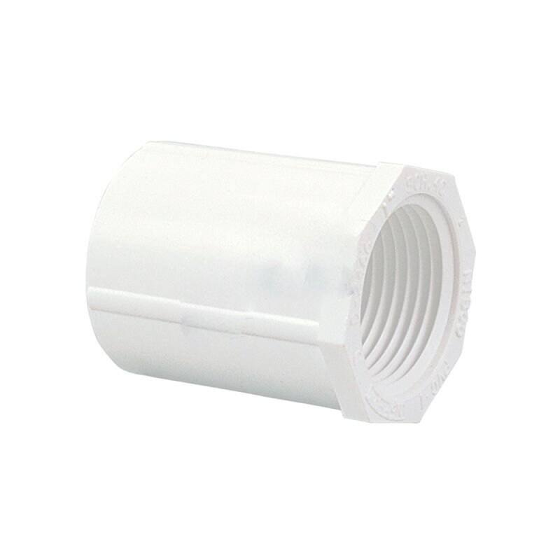 2 in. White Plastic PVC Female Adapter Bed Bath & Beyond 39110482