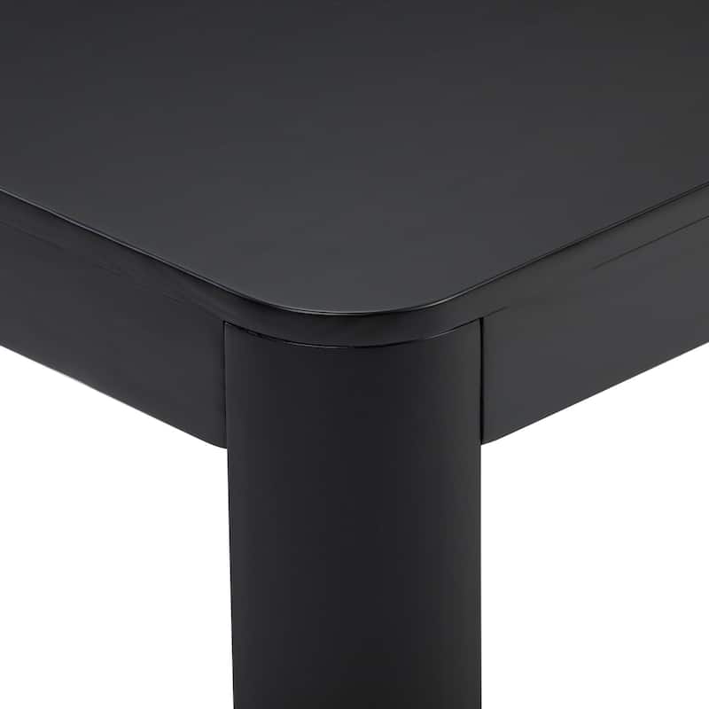 Plank and Beam Contour Curved Rectangular Coffee Table - 54"