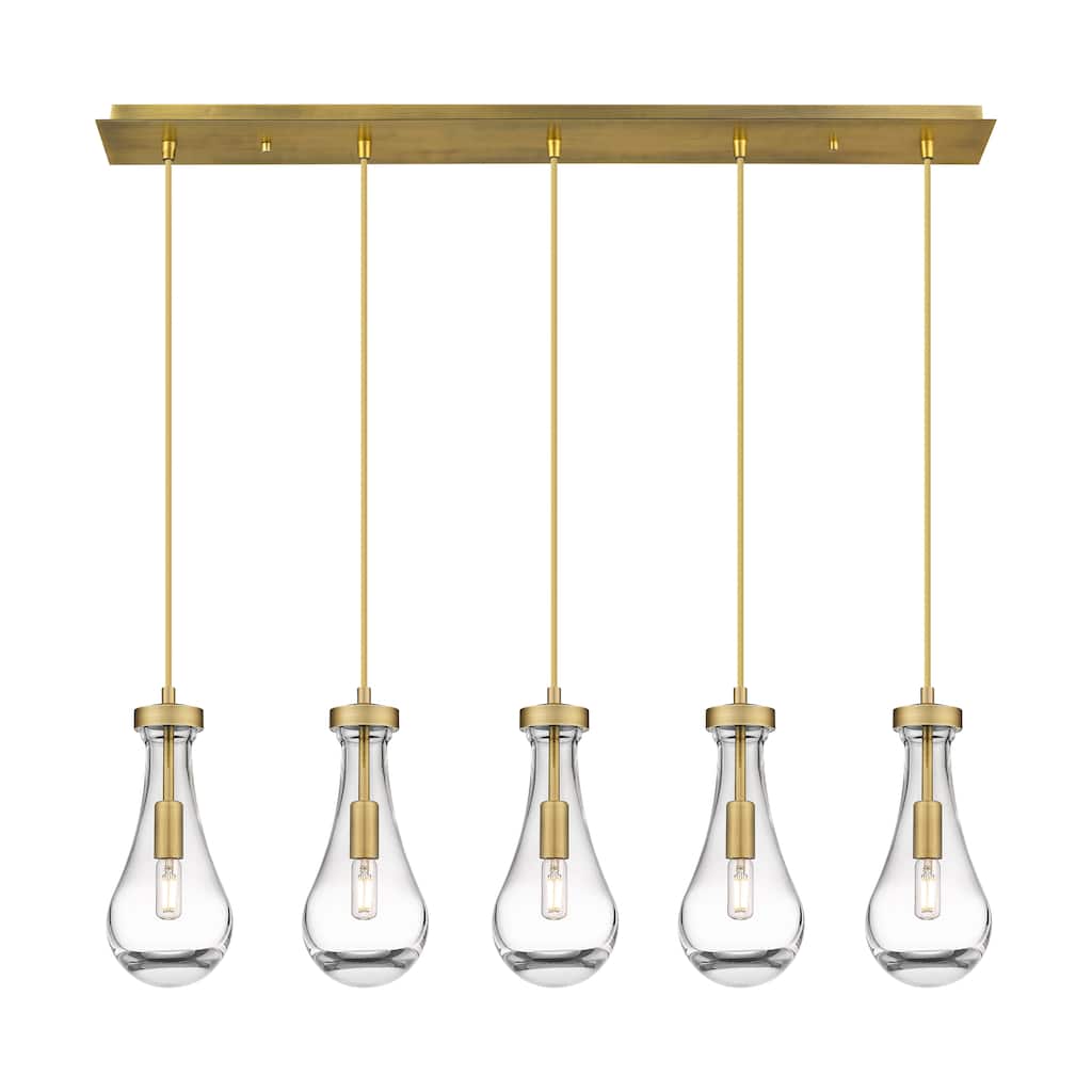 Innovations Lighting Owego - 5 Light 5" Cord Hung Linear Pendant