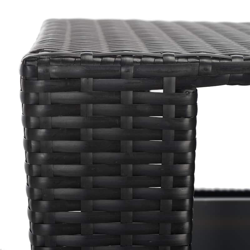 SAFAVIEH Outdoor Mazeli Trash Bin (Fully Assembled)
