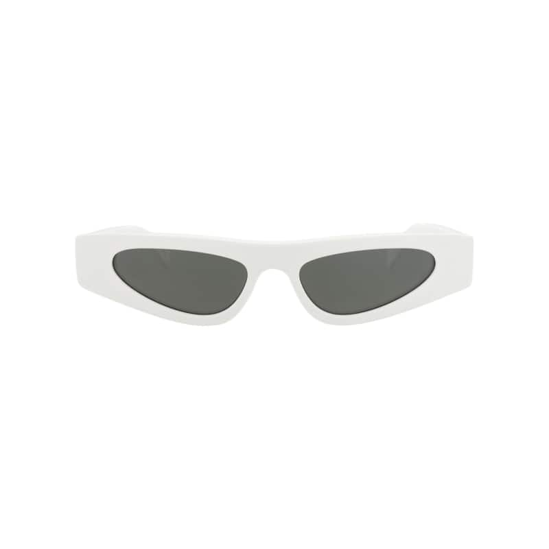 Gucci Cat Eye-Frame Recycled Acetate Sunglasses - White White Grey - White - Grey Lens