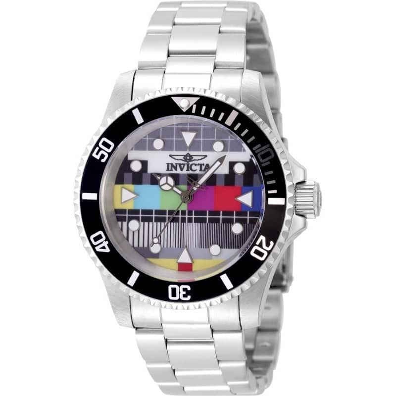 Invicta Men's 49062 Pop Art Quartz 3 Hand Multi Color Dial Watch