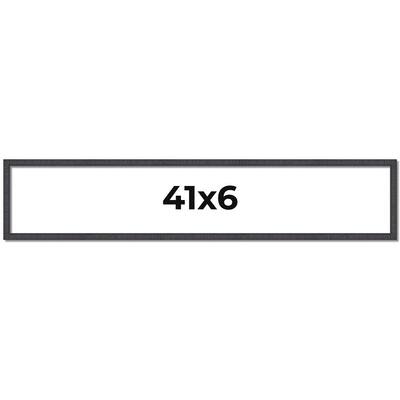 41x6 Frame Brown Picture Frame - Complete Modern Photo Frame Includes