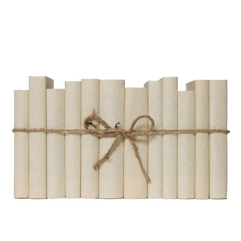 Books Beige Decorative Accessories: Short & Creamy Wrapped ColorPak