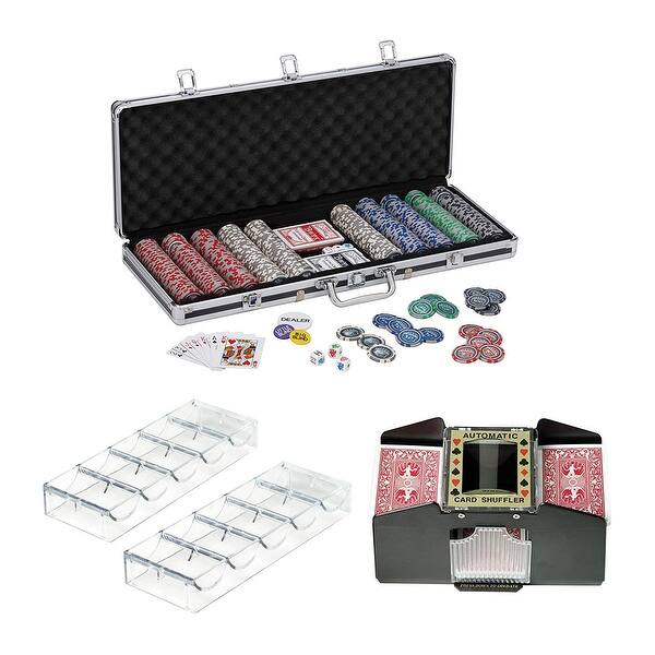 Shop Fat Cat Poker Chip Set 2ct Acrylic Chip Trays Automatic