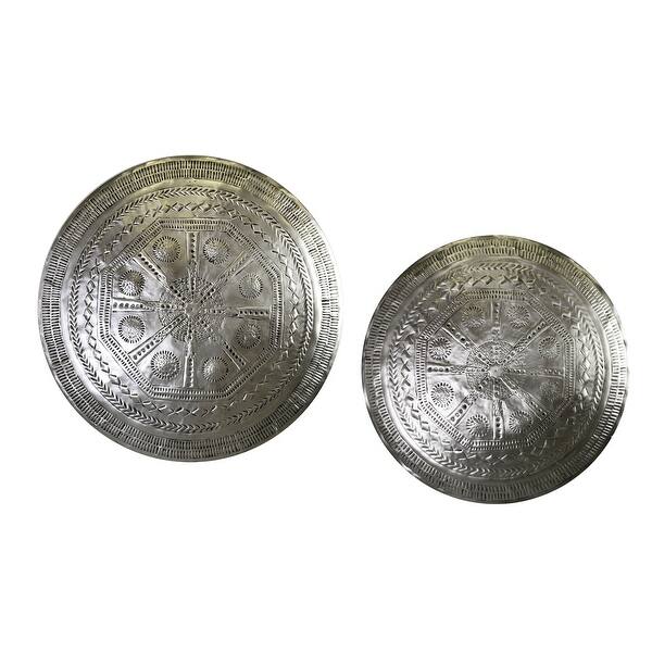 Pewter Wall Hangings Set Of 2 by East at Main Bed Bath & Beyond