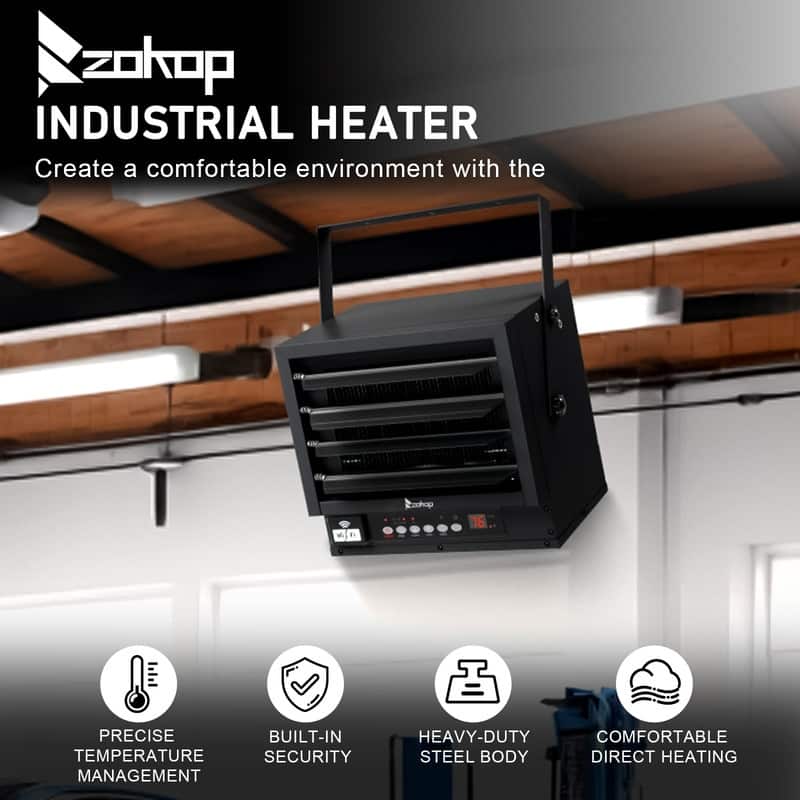 5000/6000/7500/10000-Watt 240V Electric Garage Space Heater